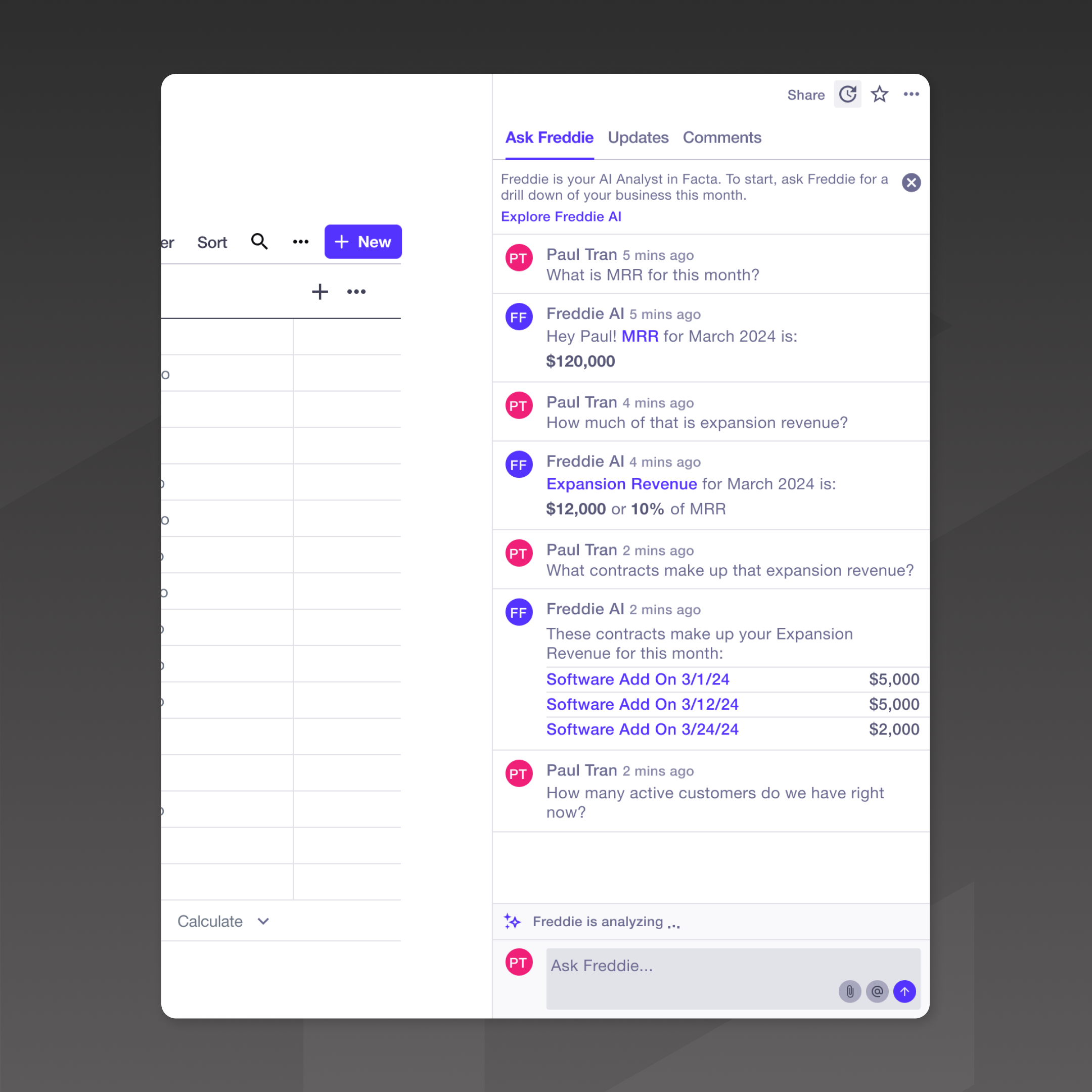 Facta AI analyst concept
