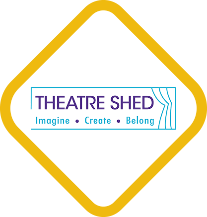 Theatre Shed Logo in purple