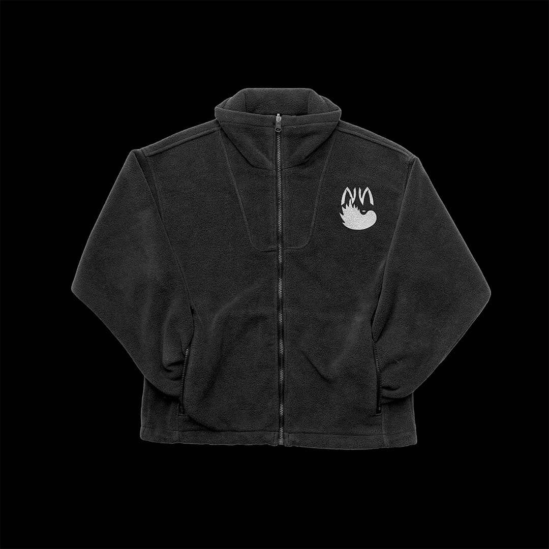 A image of a logo on a jacket mockup