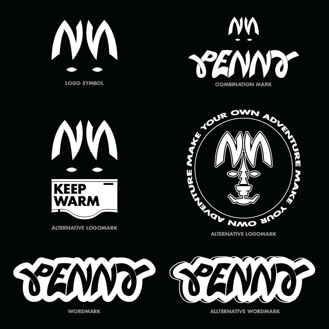 A image of logo variations