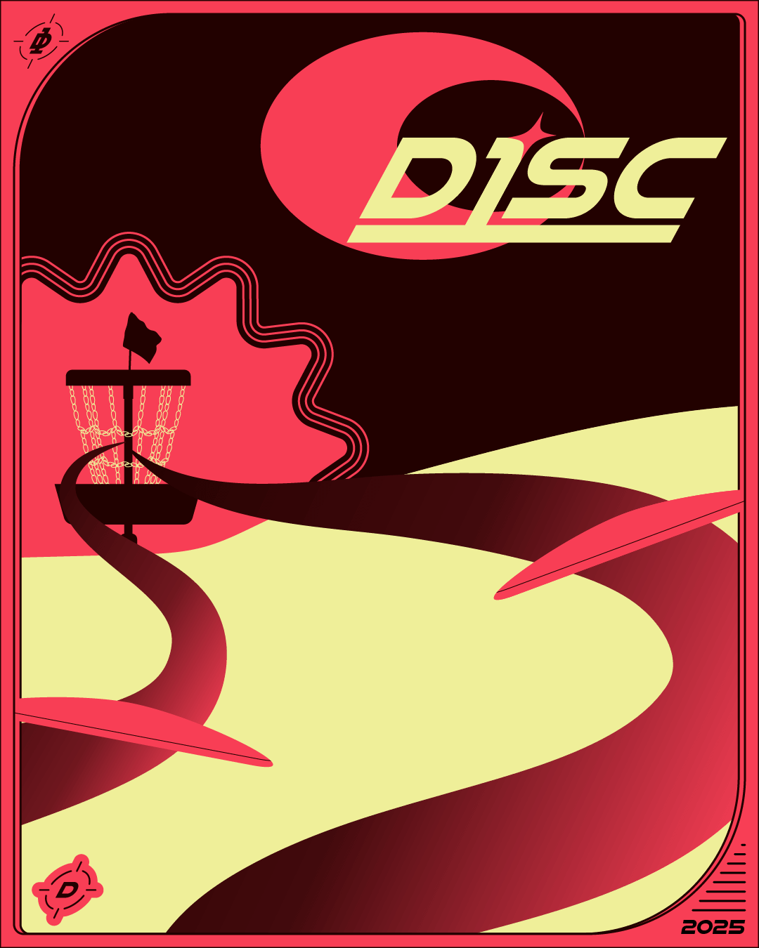 Discgolf poster