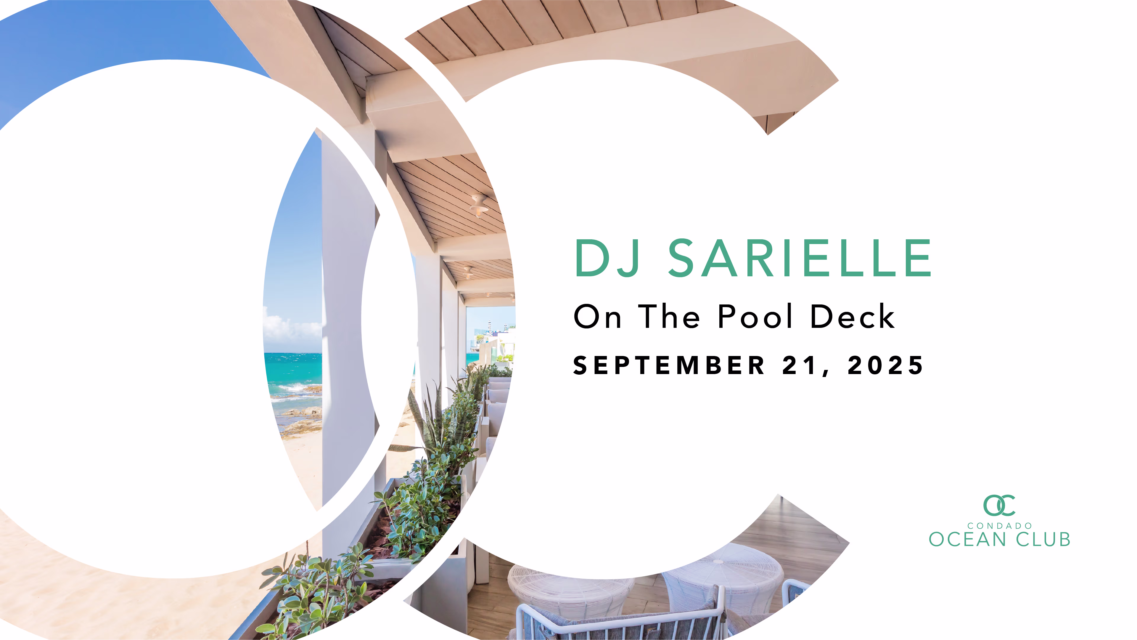 DJ Sarielle on the Pool Deck