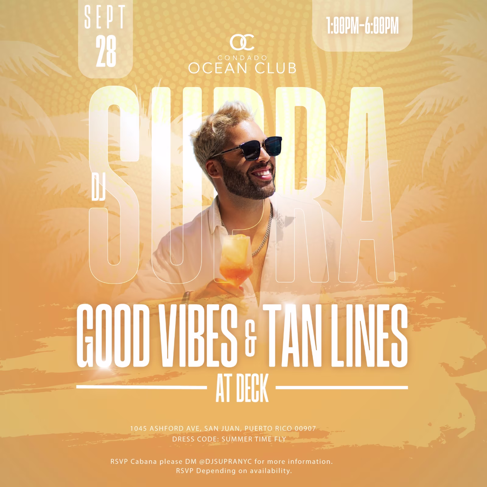 DJ Supra on the Pool Deck