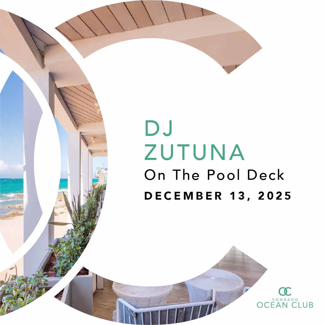 DJ Zutuna on the Pool Deck