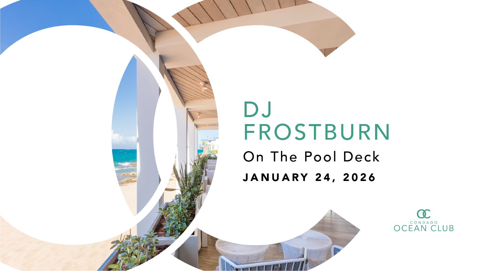 DJ Frostburn on the Pool Deck