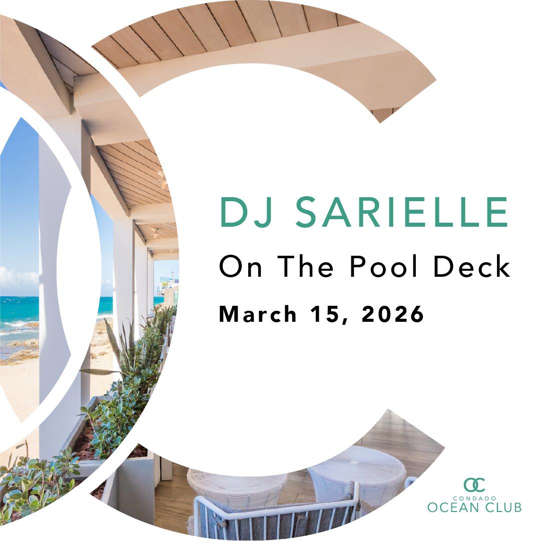 DJ Sarielle on the Pool Deck