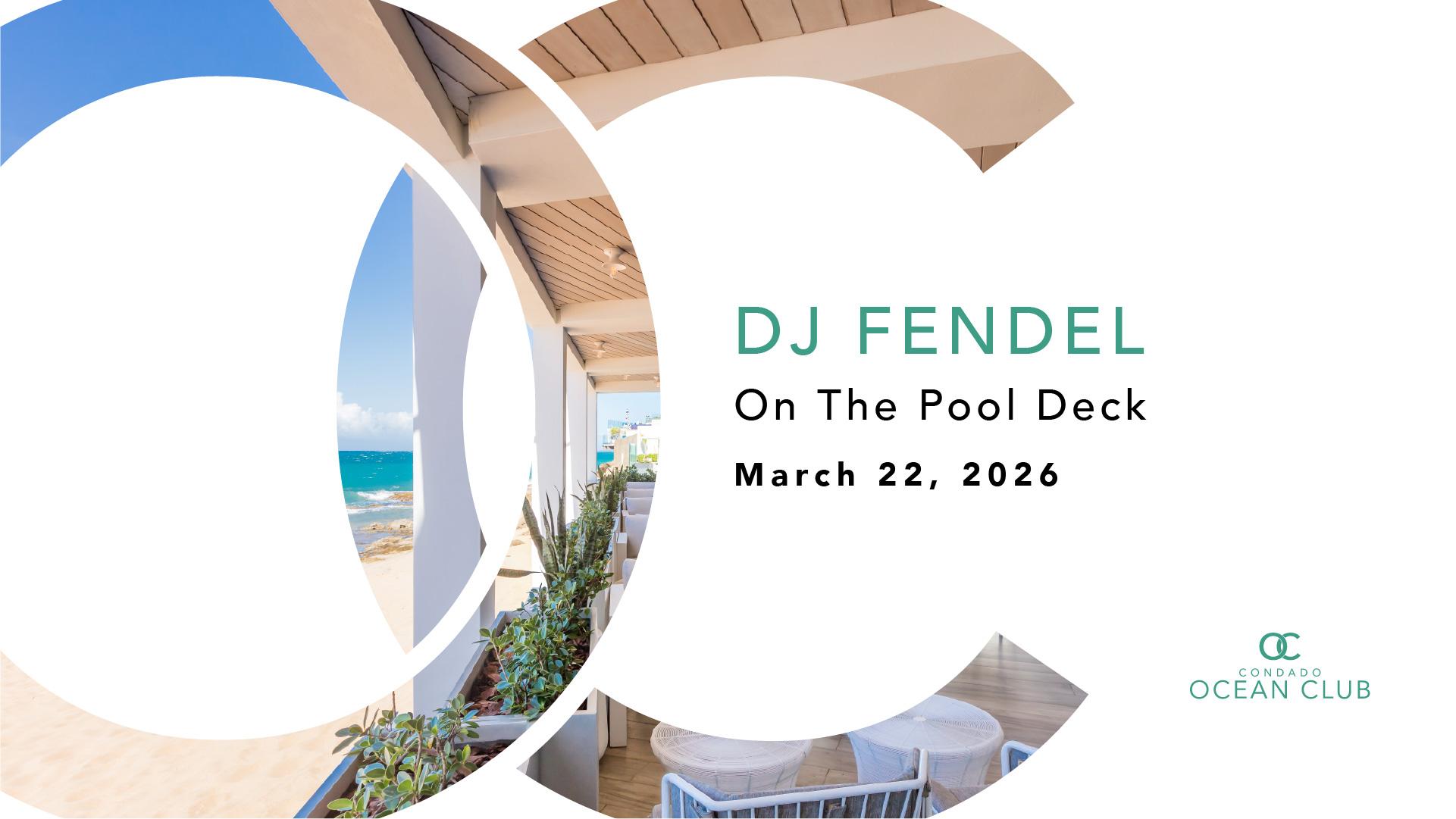 DJ Fendel on the Pool Deck