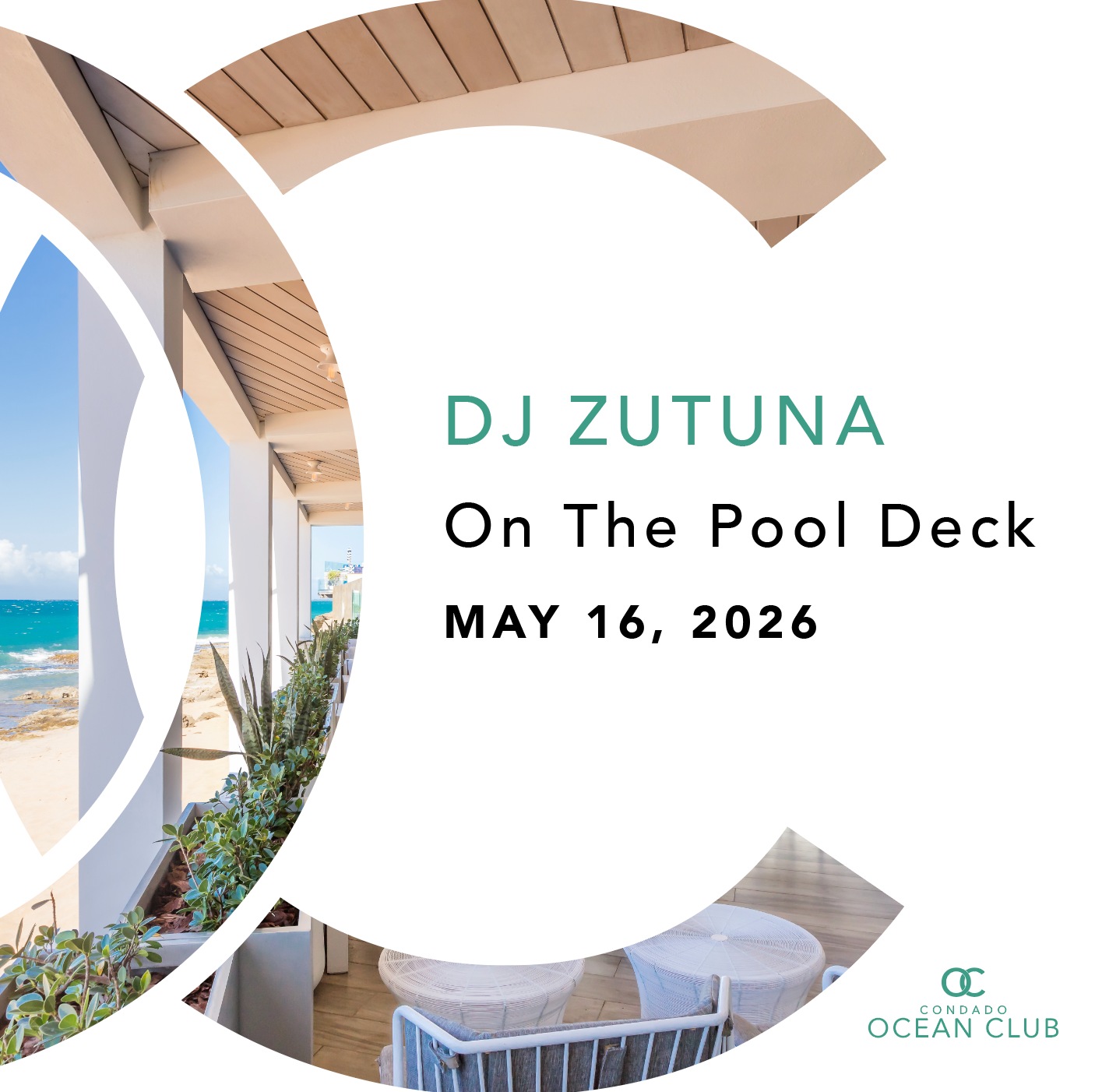 DJ Zutuna on the Pool Deck