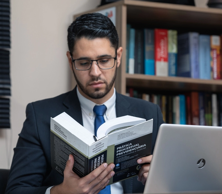 law book reading