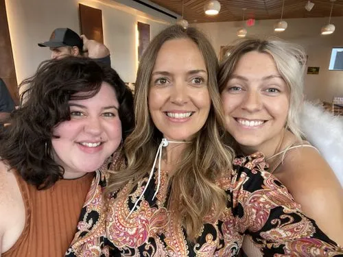A group of women taking a selfie