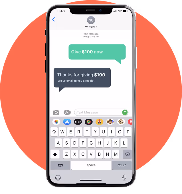 text to give response