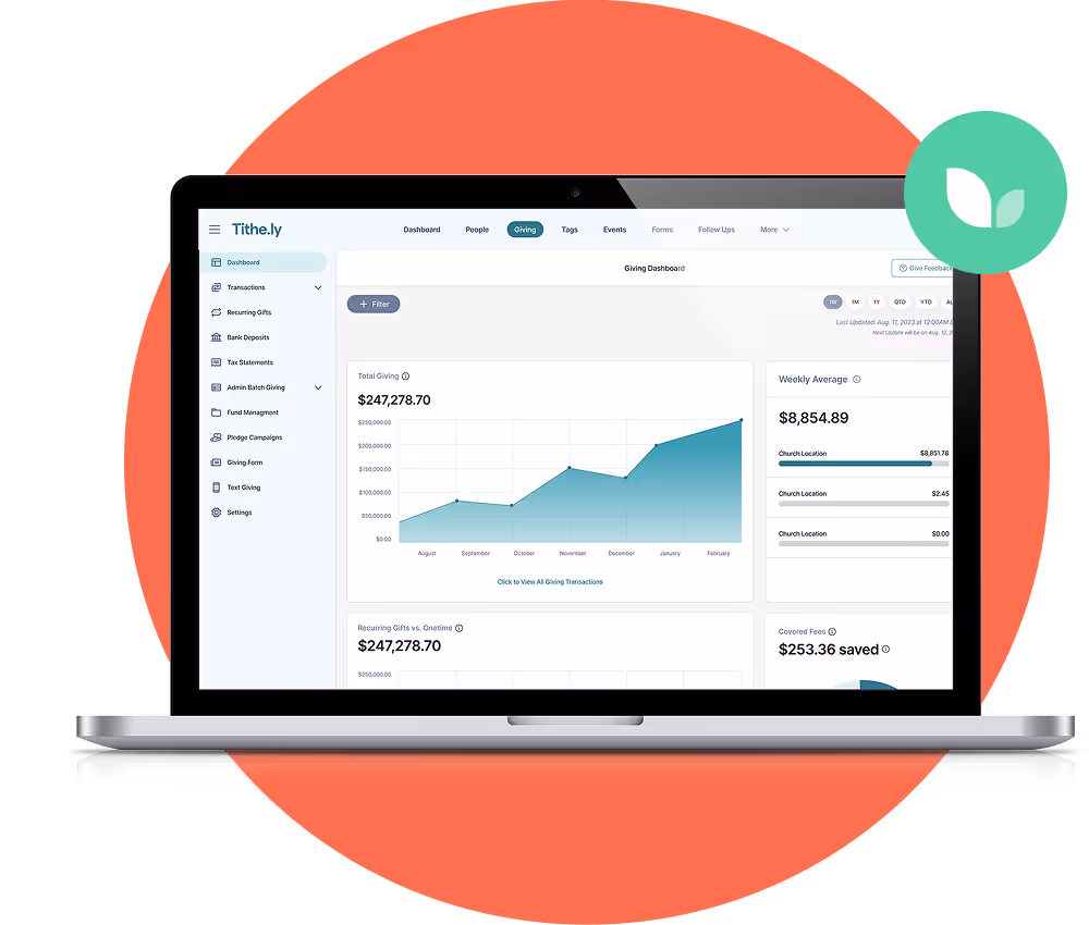 Tithely giving insights