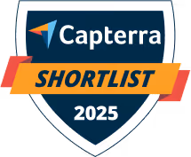 capterra shortlist badge