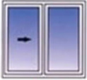 Horizontal Sliding Window.