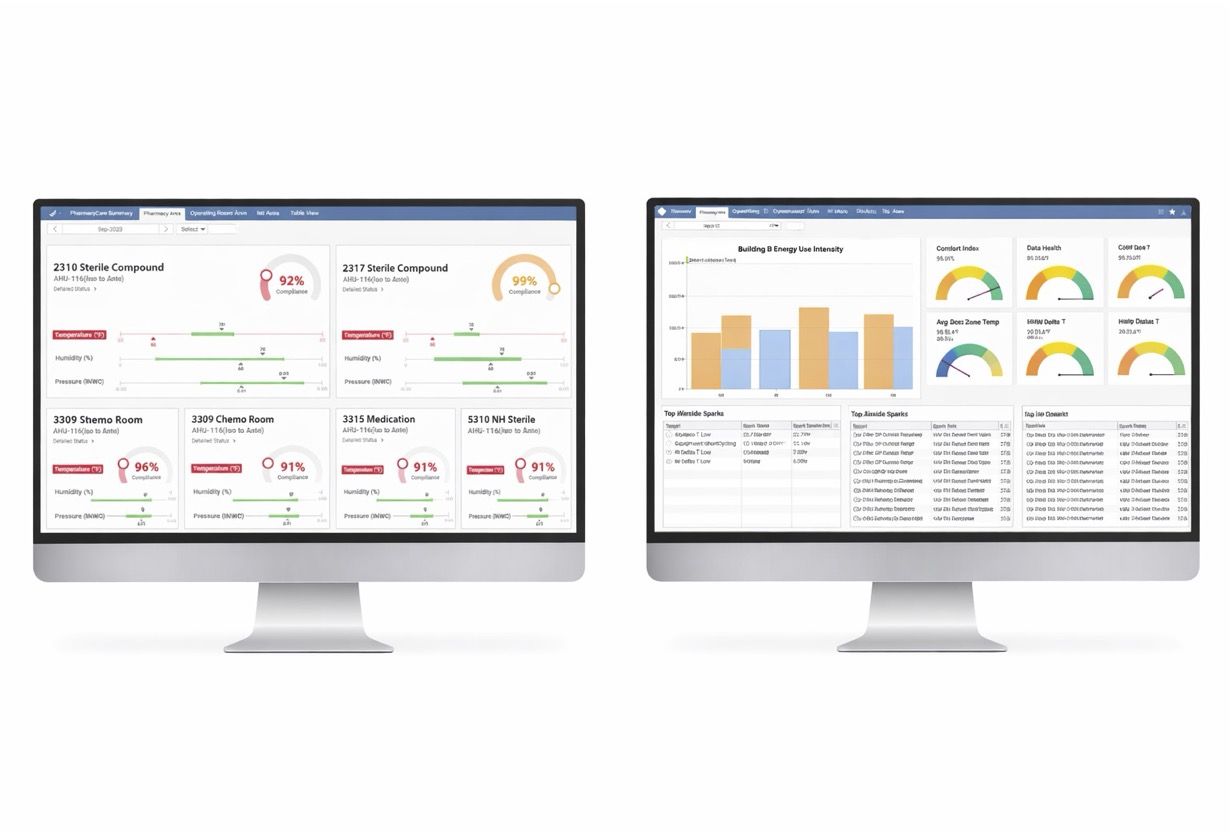 a computer screen with the image of a graph on it