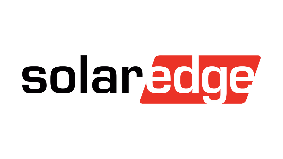 Logo de solaredge, leader mondial des onduleurs photovoltaïque 