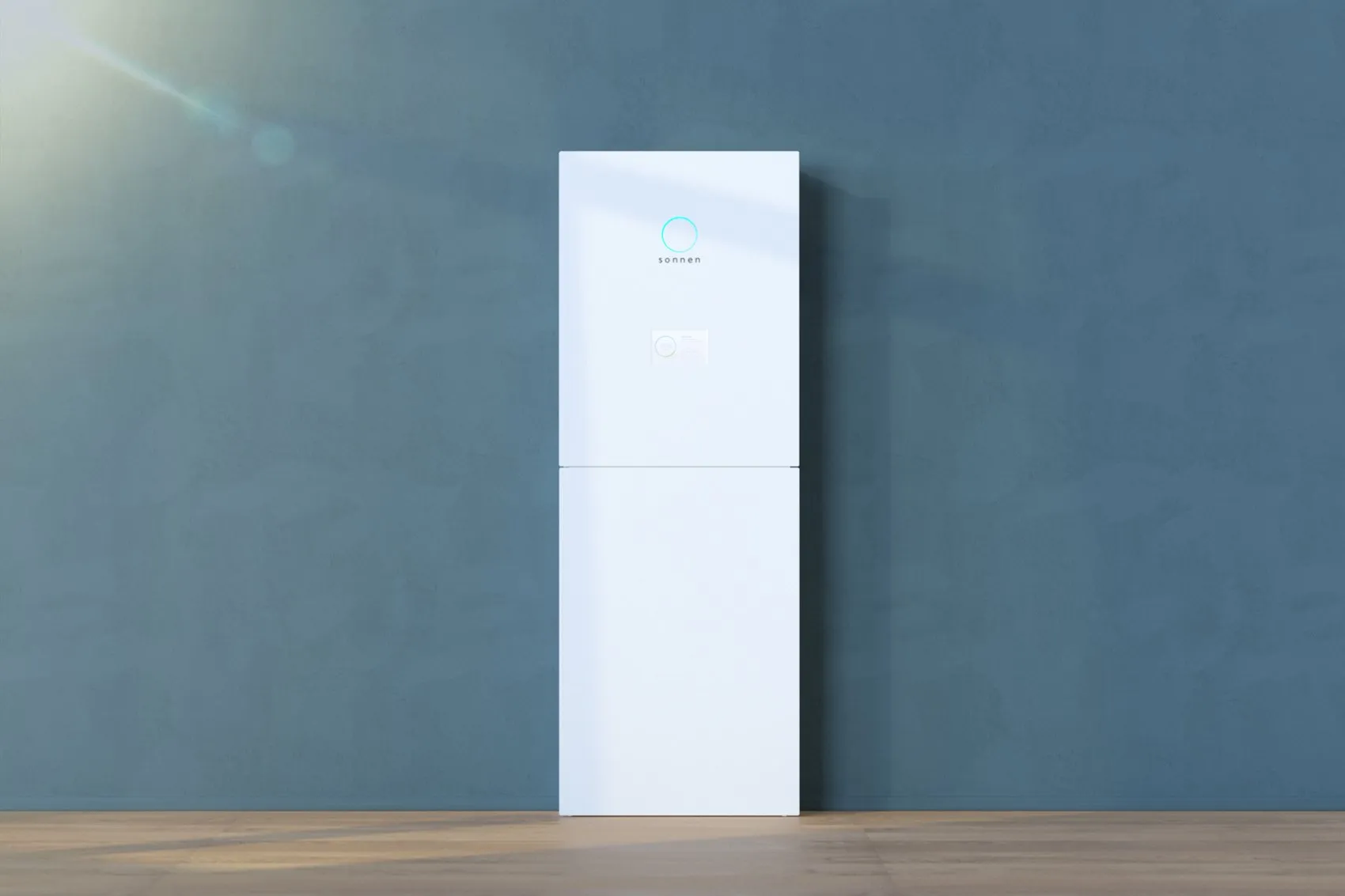 photo d'un boitier très modern et esthétique d'un batterie Sonnen. Solution modulable