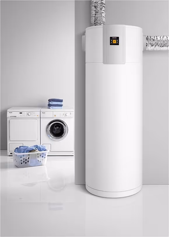 photo proche d'un Boiler-PAC ou chauffe-eau thermodynamique