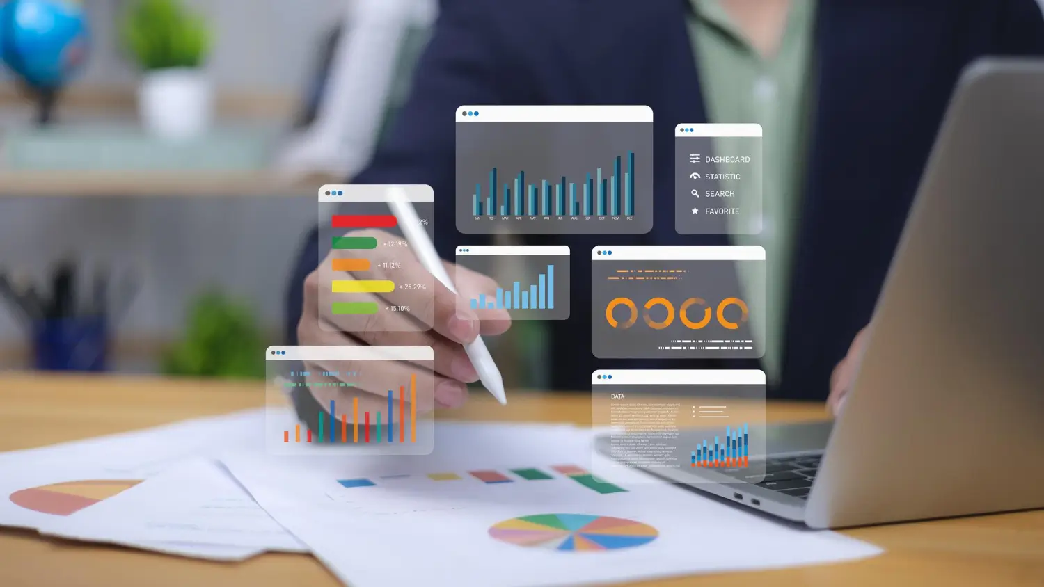 Conversion rate optimization with website analytics and performance dashboard