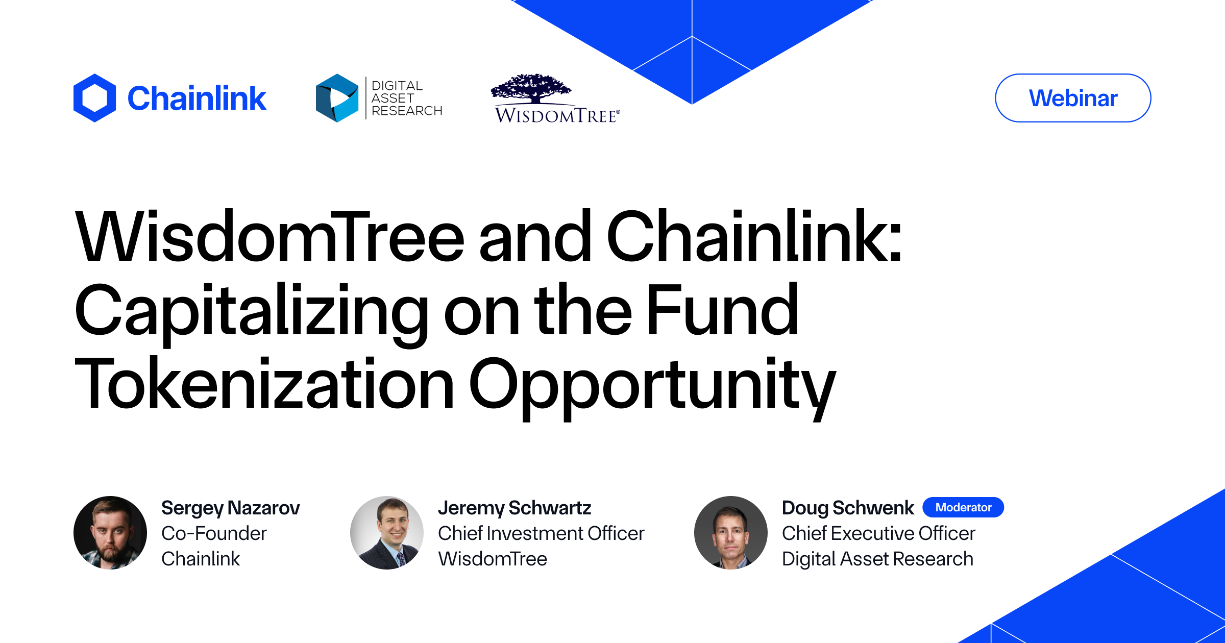 WisdomTree and Chainlink: Capitalizing on the Fund Tokenization Opportunity