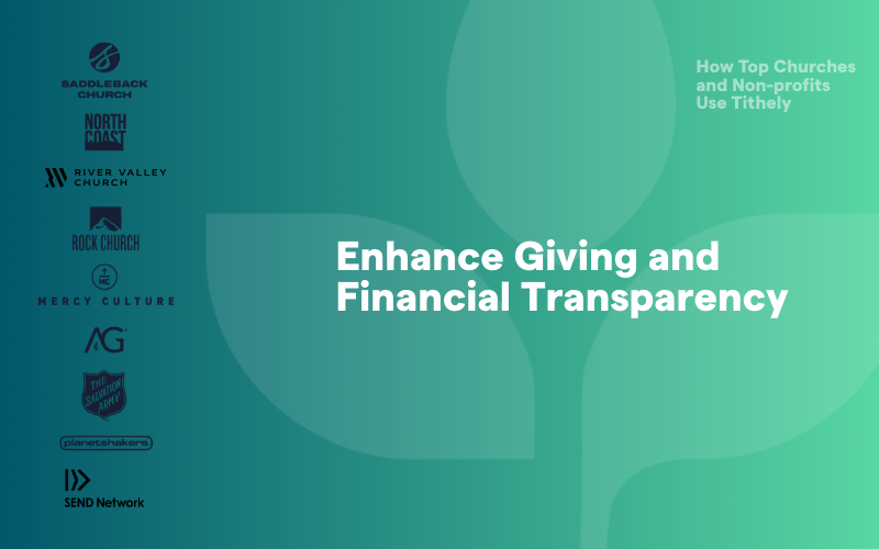 enhance giving and financial tranperancy - The Salvation Army