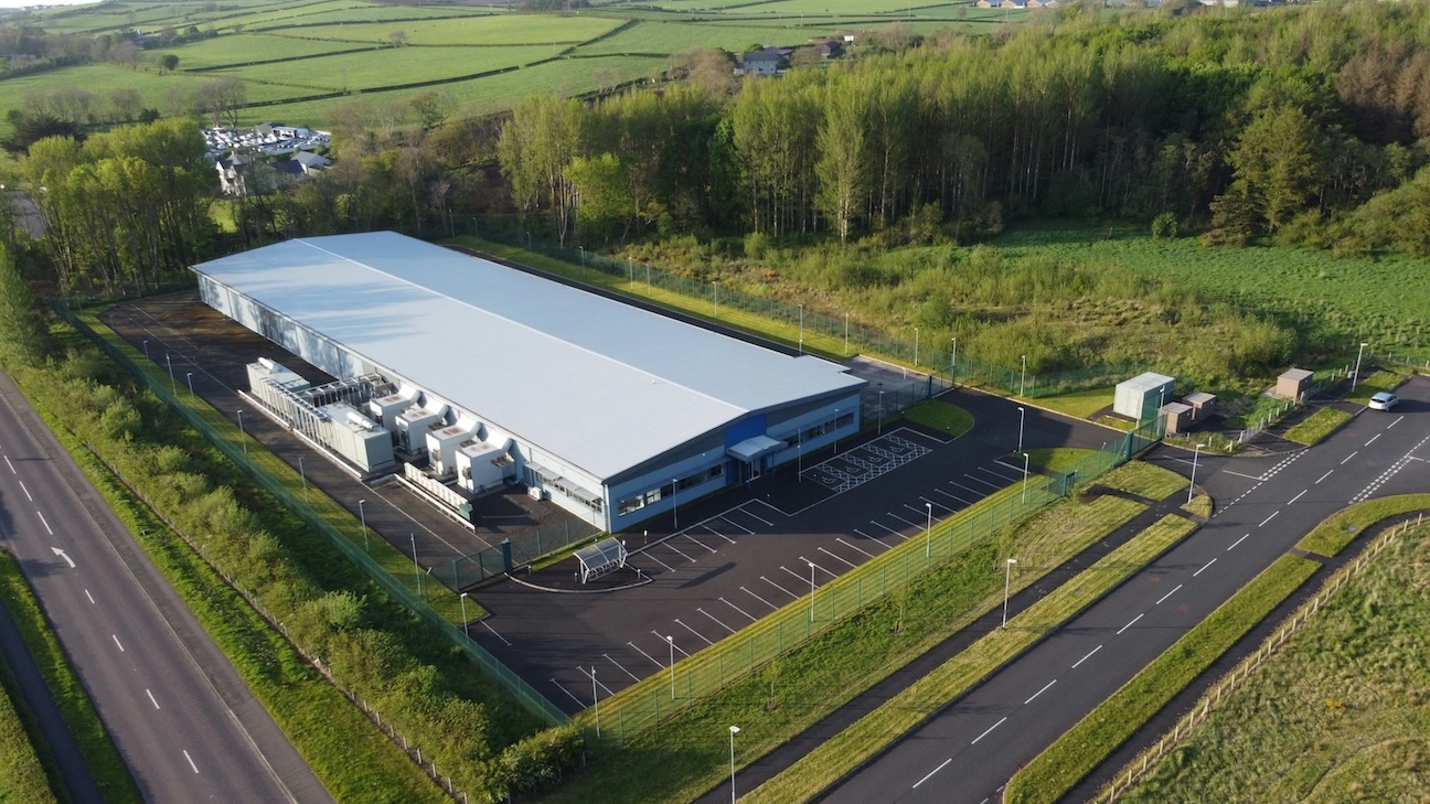 A data center which might benefit from data center emissions monitoring.