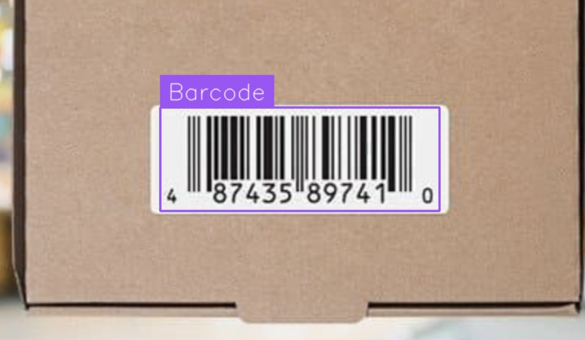 Shipping container with OCR output