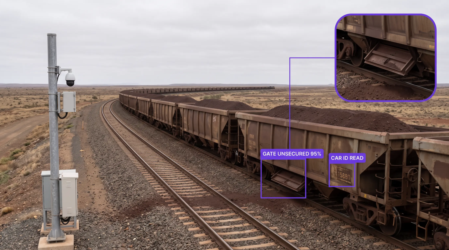Shipping container with OCR output