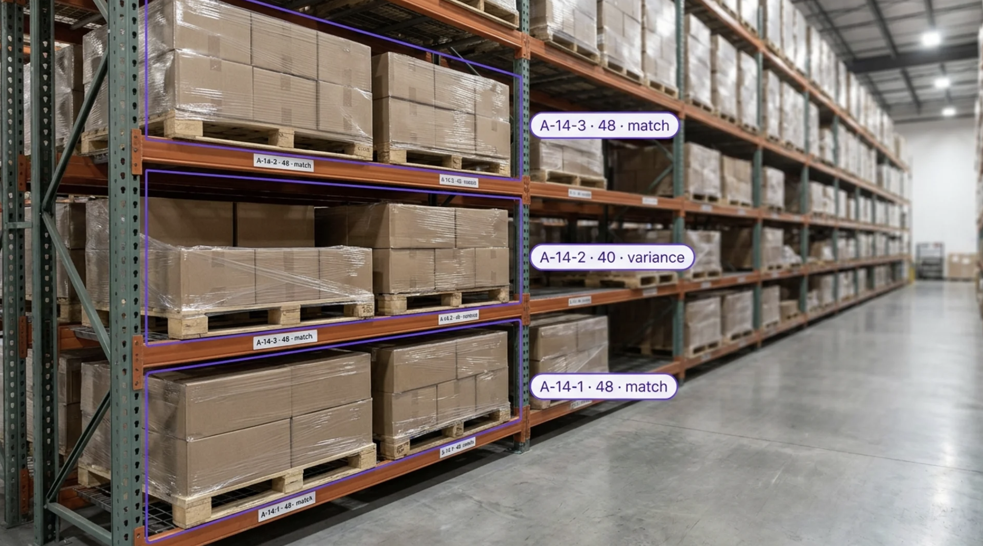 Shipping container with OCR output