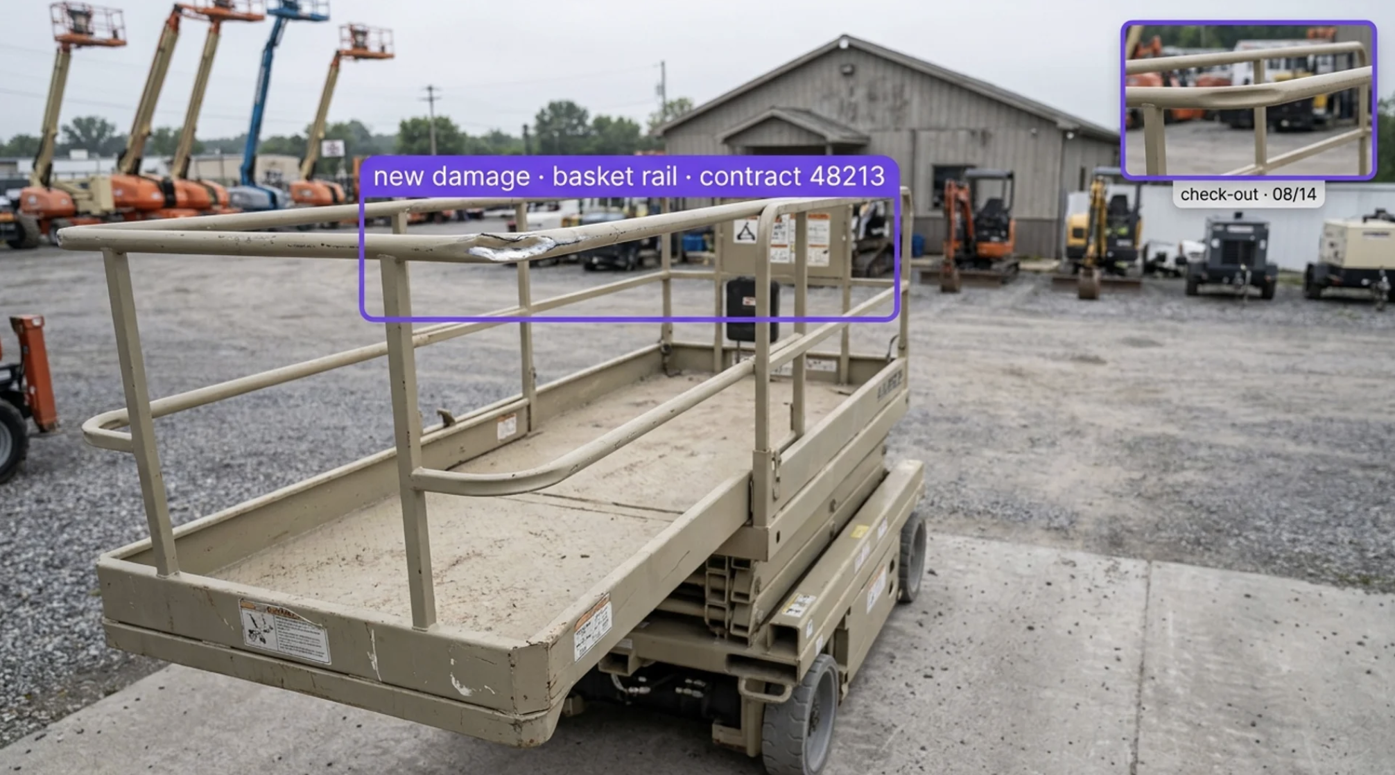 Shipping container with OCR output