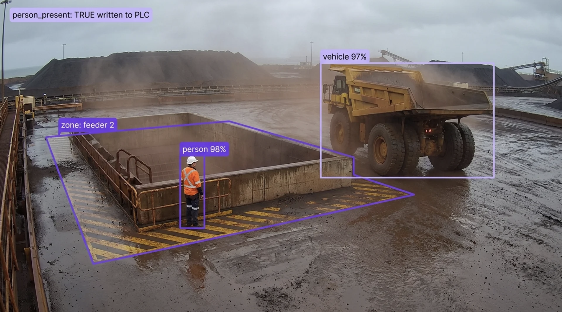 Shipping container with OCR output