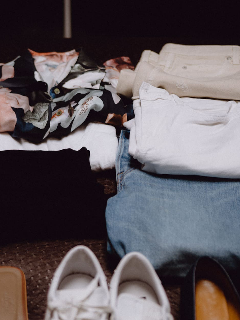 Closet detox and wardrobe curation
