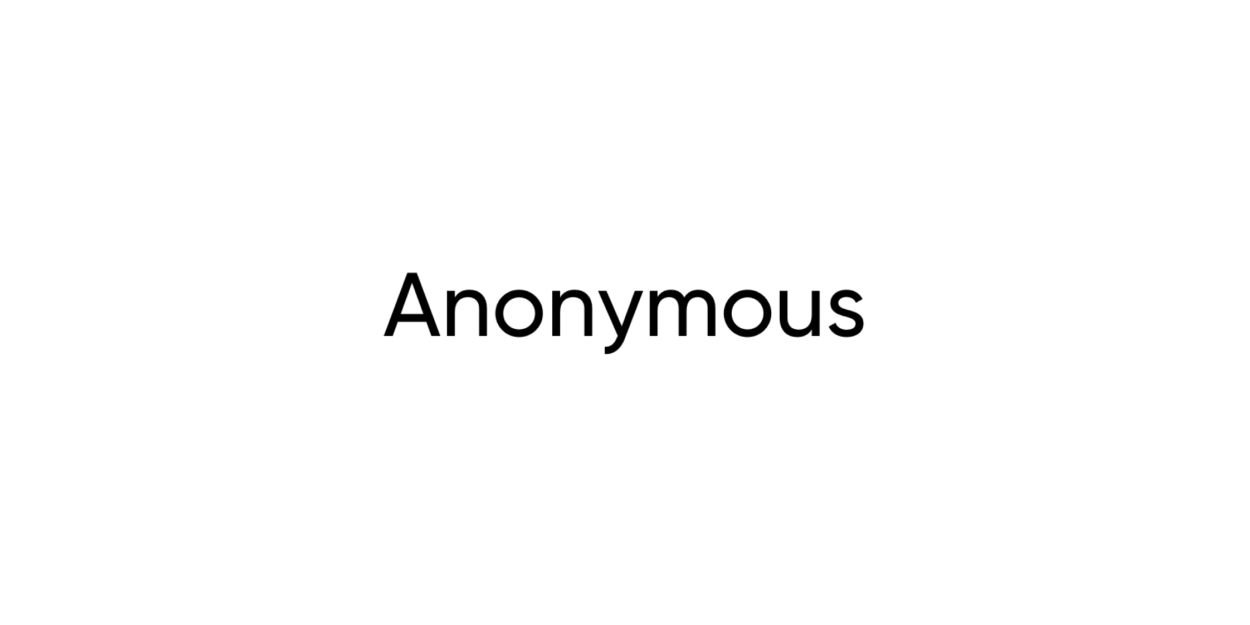 Anonymous Donor