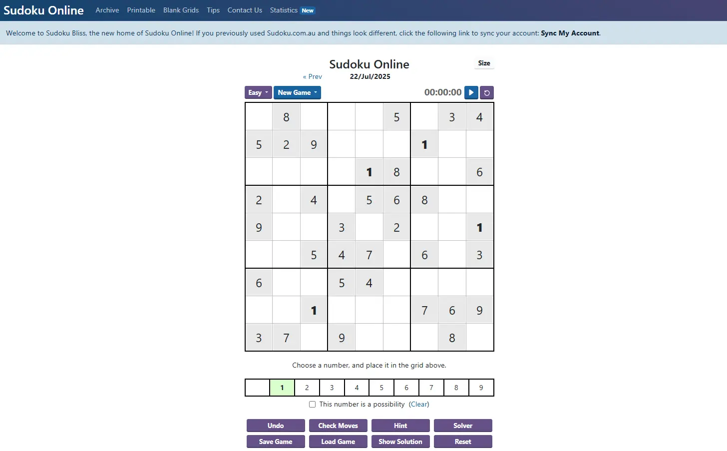 Try Sudoku Bliss - classic chill game for calm focus