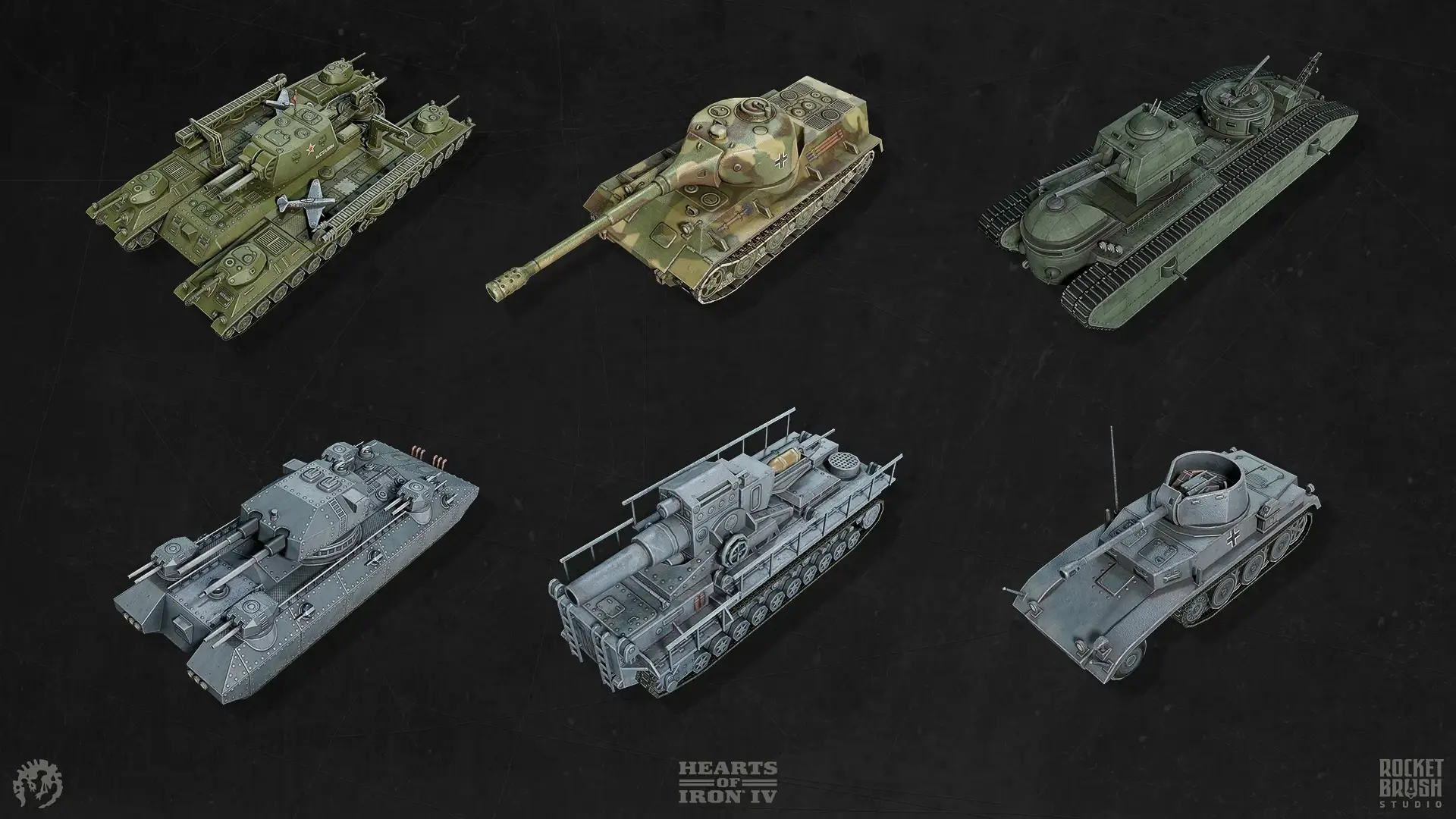 semi-realistic 3D military vehicle assets with believable forms, optimized geometry and readable surface detail