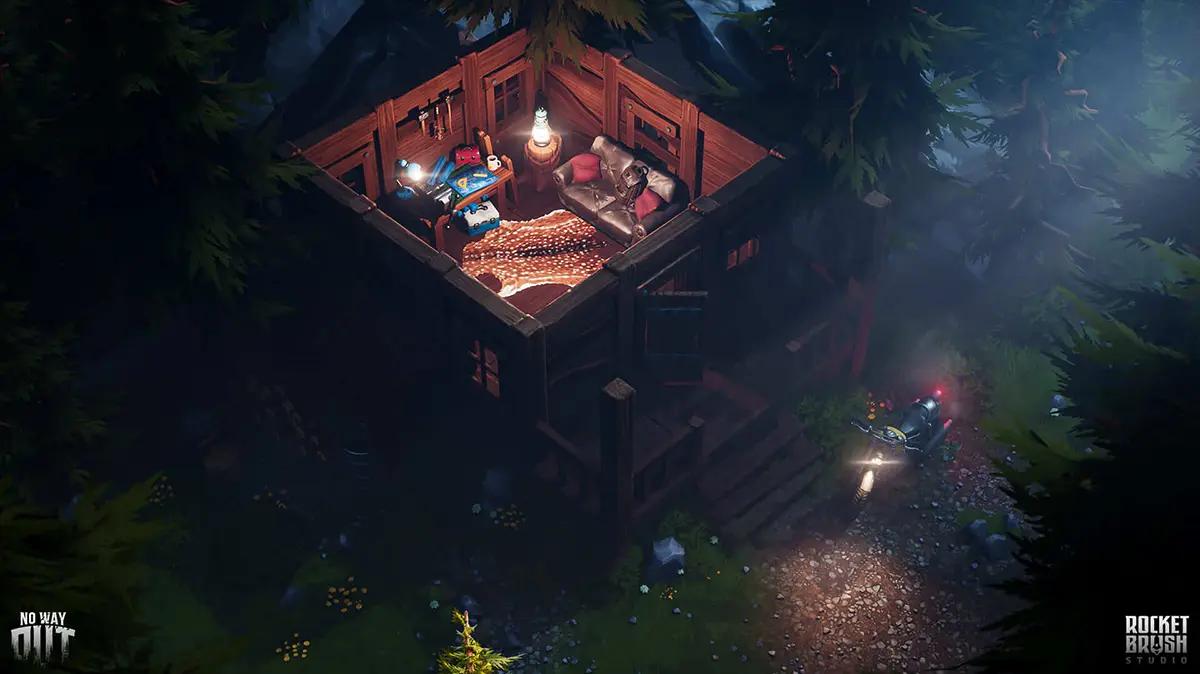An example of a game environment designed by RocketBrush Studio.