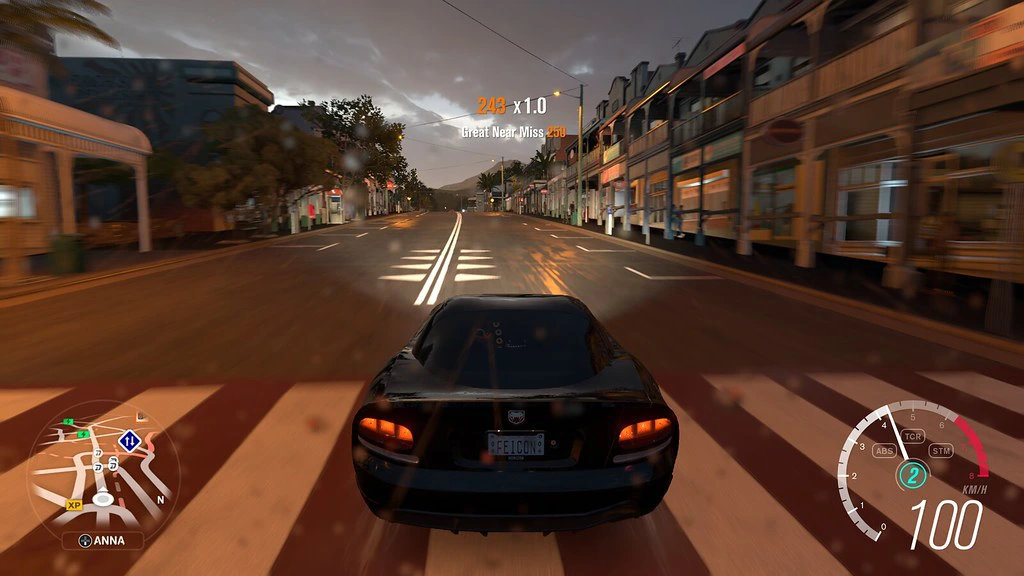 Forza Horizon HUD design for a console. 