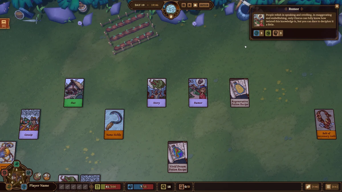A night screen with HUD and UI in the game developed by RocketBrush.