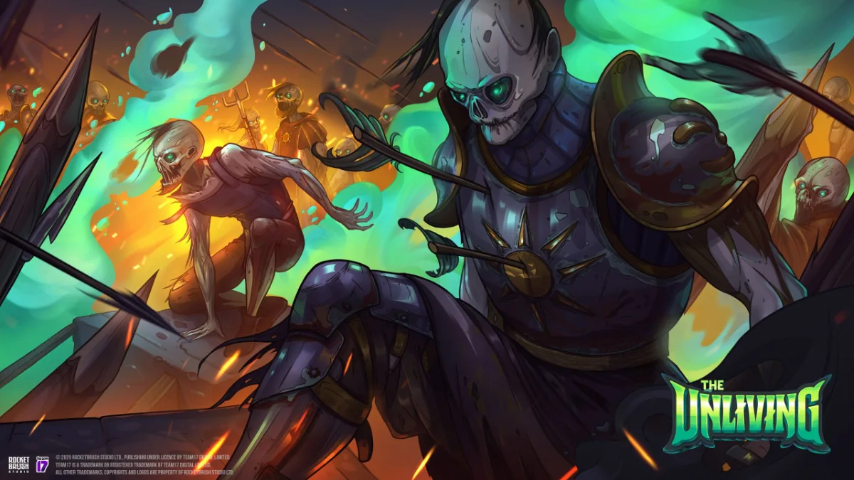 A promo art for Unity game developed by the team at RocketBrush.