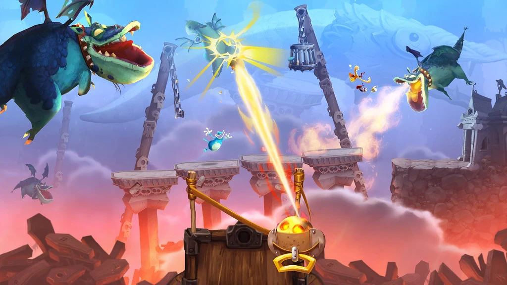 A screenshot from the game Rayman Legends.