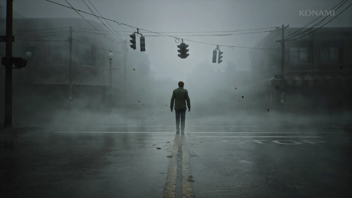 A screenshot from the Silent Hill 2 remake game trailer.