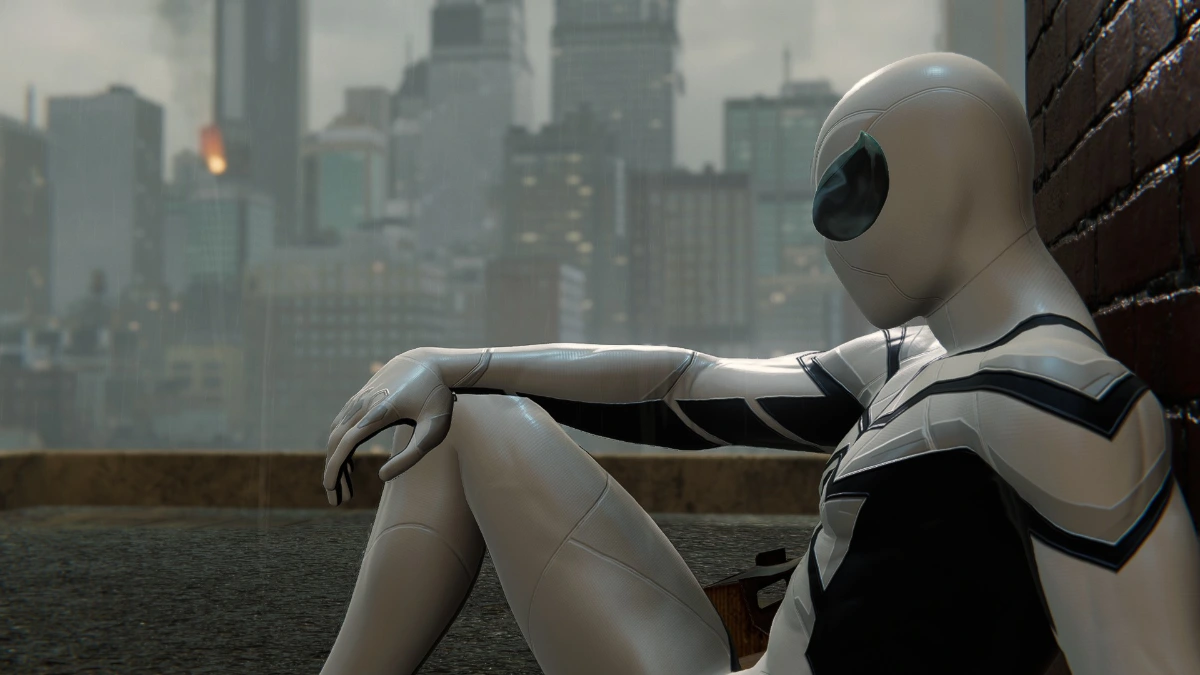 A screenshot from the Spider-Man PC version.