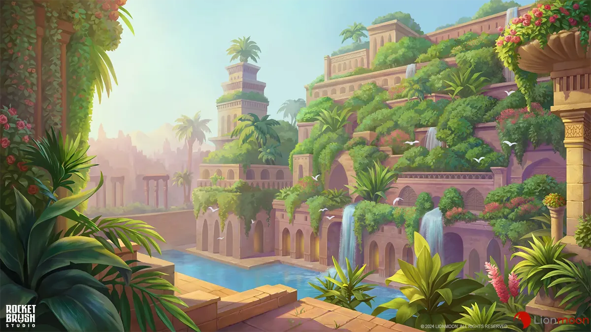 A 2D background designed by RocketBrush art team.