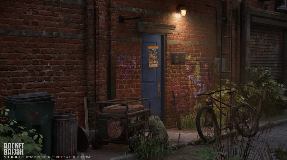 An image of post-apocalyptic New York 3D environment created by artists at RocketBrush.