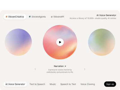 How ElevenLabs fits into a design workflow — voiceovers, sound effects, music, and localisation tools for the modern designer.