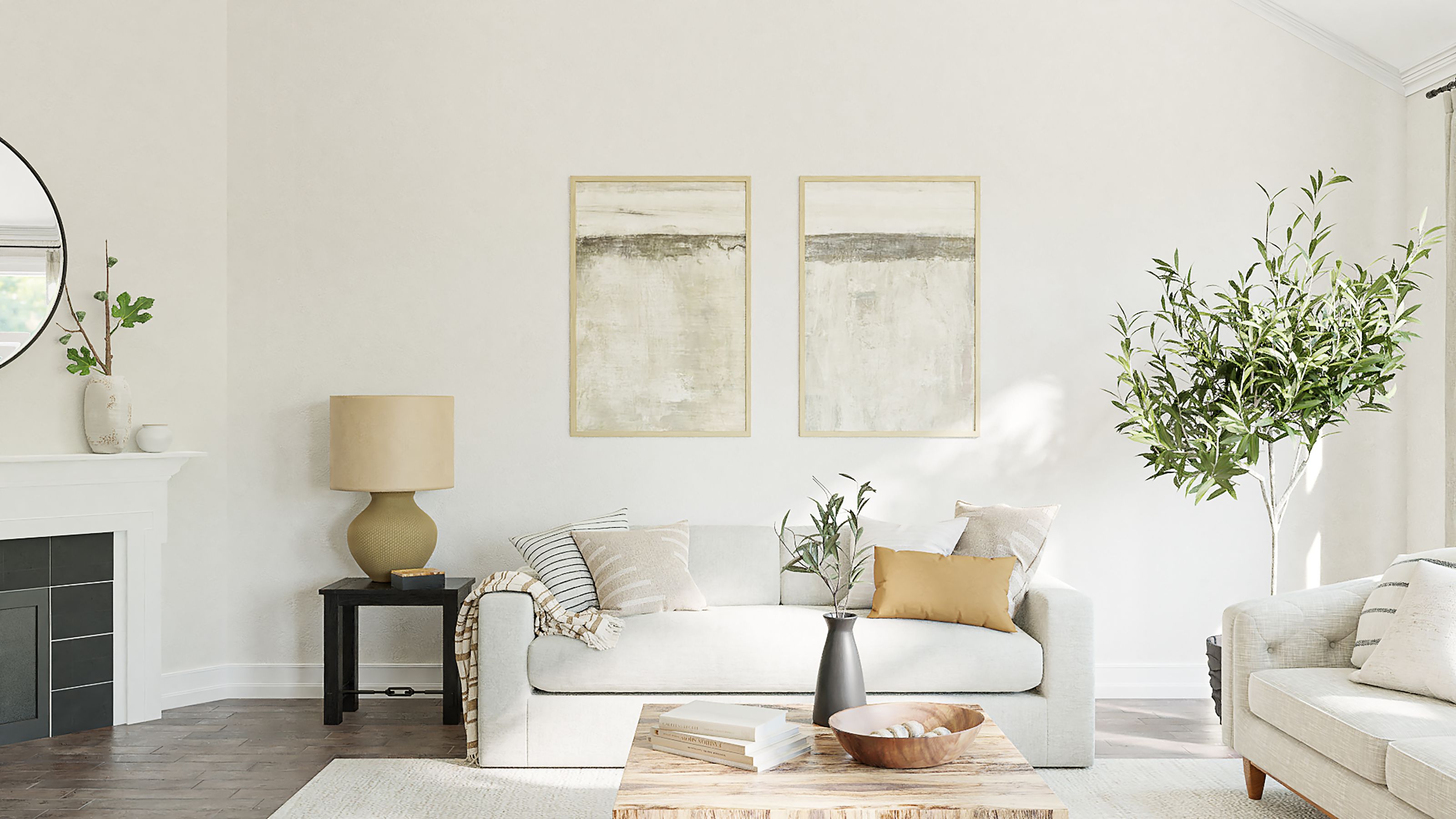 Interior Design Ideas for Elegant Living Room Walls