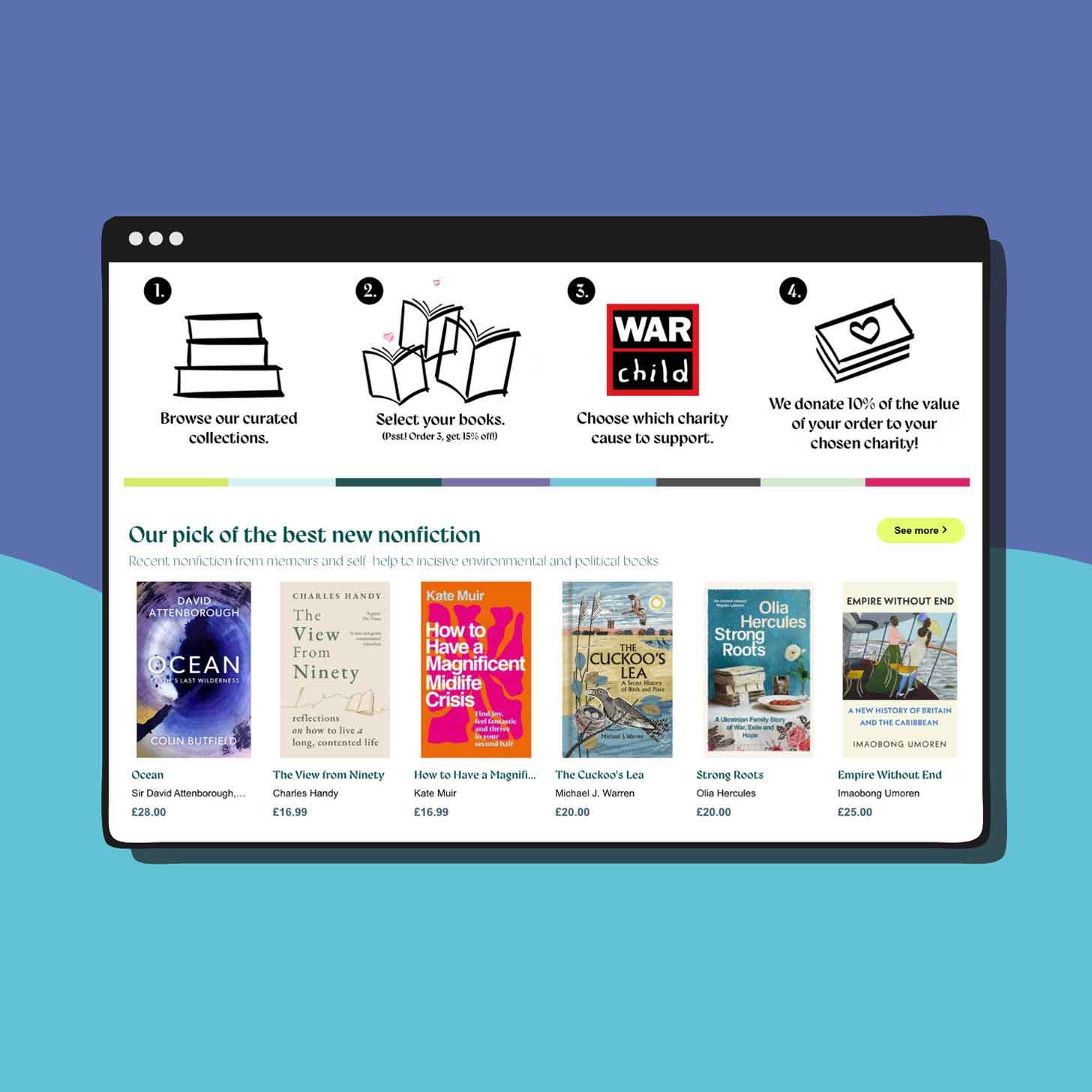 New Online Bookstore Donates 10 Of All Sales To Charity