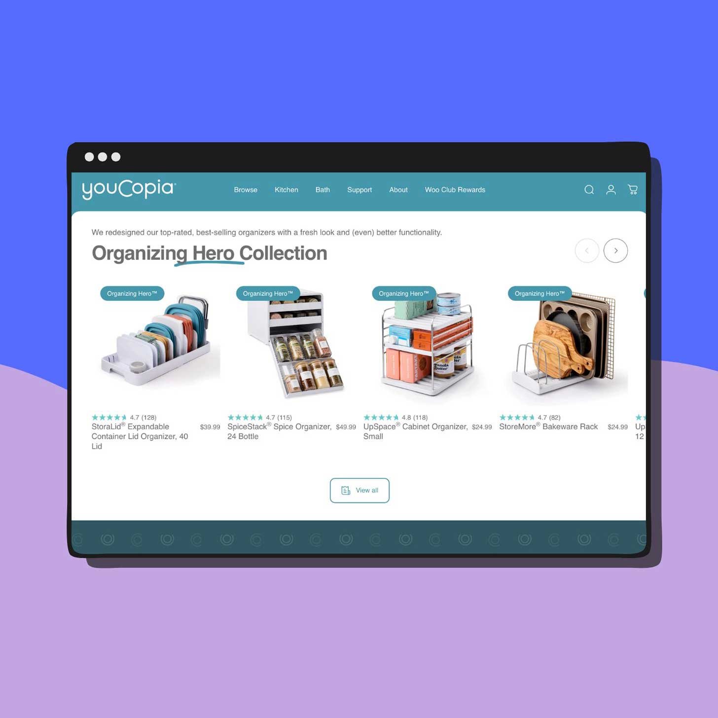 A screenshot of the YouCopia website