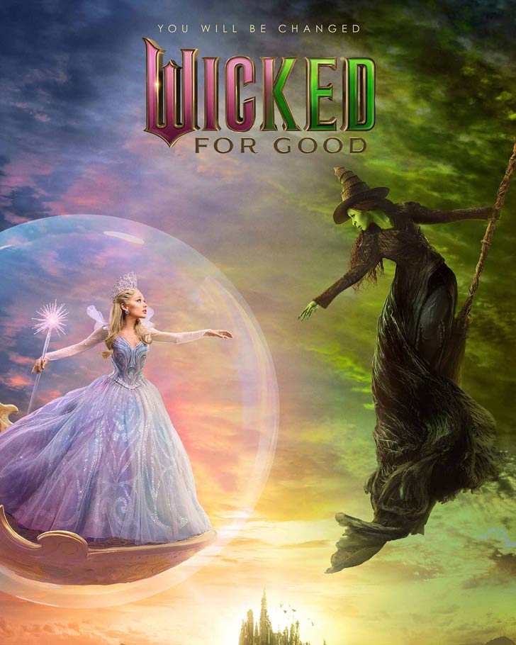 A poster of "Wicked: For Good"