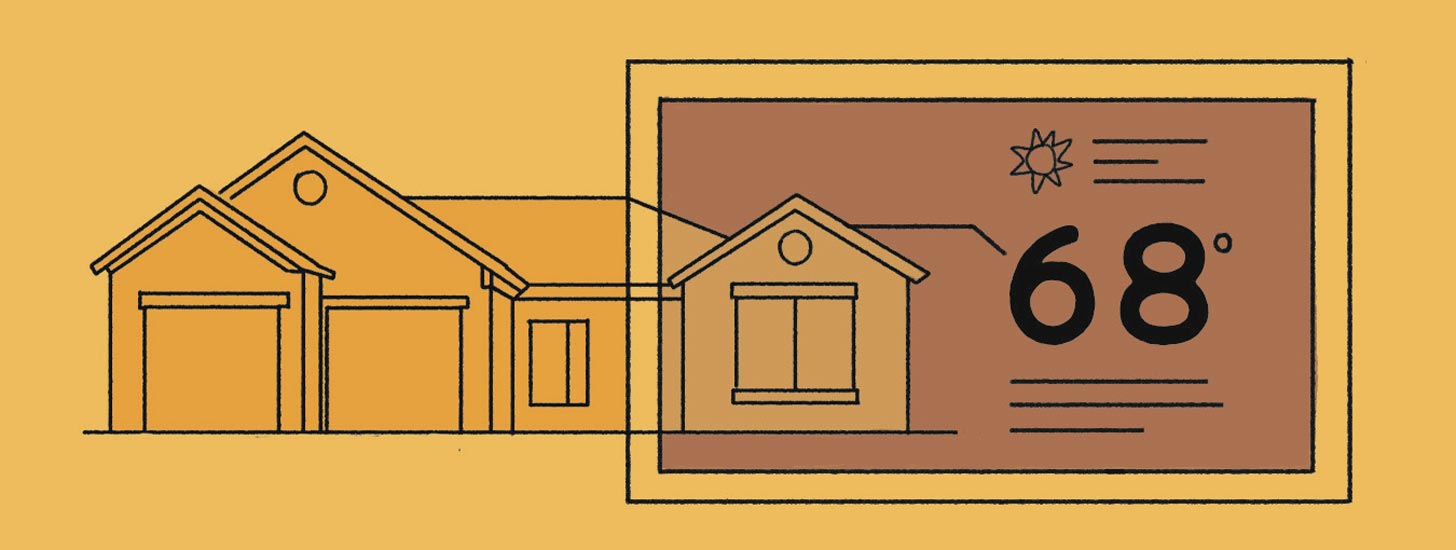 An illustration of a house 